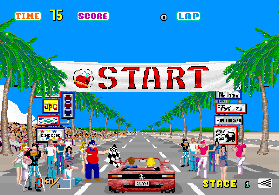 OutRun C64 | SEGA 1988