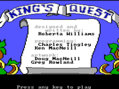 king's quest quest for the crown 1984 intro